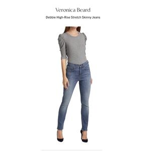 Veronica Beard Stretch High Rise Skinny Jeans
